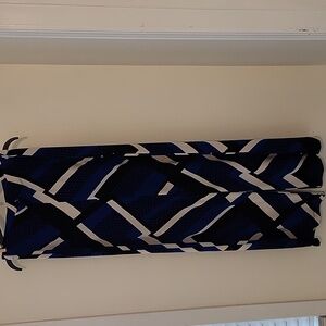 Chico's Blue and White Wide Leg Pants